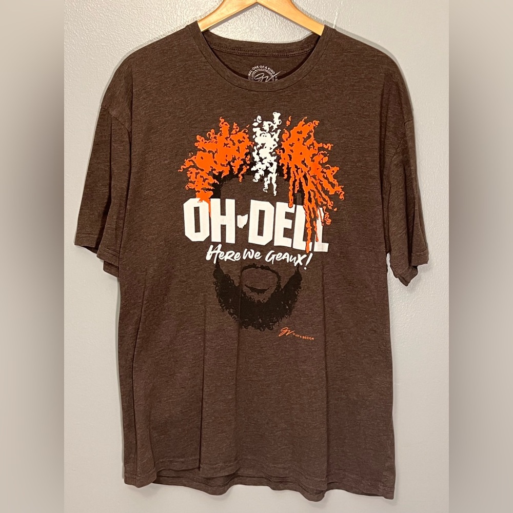 Odell Beckham Jr GV Art & Design Cleveland Graphic Tee Size XXL